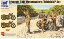 1/35 Triumph 3HW Motorcycle with MP Figure Set