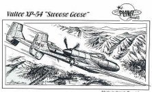 Planet 1/72 Vultee XP-54 Swoose Goose