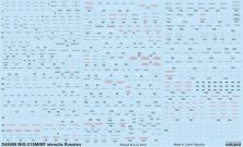 1/48 MiG-21 stencils Russian (EDU)