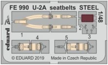 1/48 U-2A seatbelts STEEL