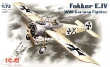 ICM Fokker E.IV Monoplane 1/72 Model Kit