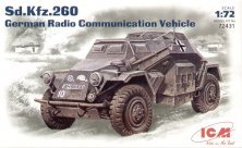 ICM 1/72 Sd.Kfz.260 Véhicule Radio Allemand WWII ICM 1/72 Sd.Kfz.260 Véhicule Radio Allemand WWII