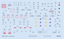 1/48 Decals P-38 stencils