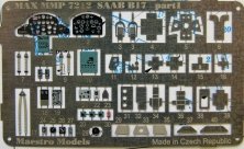 1/72 SAAB B17  detail set (color PE set)