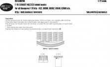 1/72 Mask F-111 EXHAUST NOZZLES