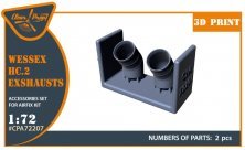1/72 Wessex HC.2 Exhausts for Airfix