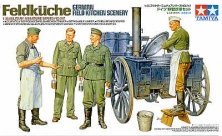1/35 German Field Kitchen with 4 figures