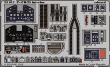 Eduard P-47D-25 interior S.A.