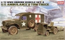 1/72 WWII US Ambulance & Towing Tractor