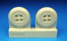 1/48 Hawker Tempest Mainwheels  Smooth Tread