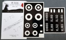 1/72 Handley-Page Victor B.2/K.2 National Insignias