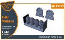 1/48 F4B Wheels set for Clear Prop
