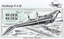 Northrop N1M Ala volante 1/72 con decals