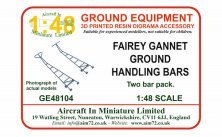 1/48 Fairey Gannet ground handling bars