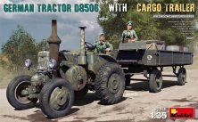 1/35 German Tractor D8506 with Cargo Trailer