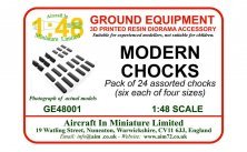 1/48 Modern Chocks pack