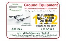 1/72 Buccaneer tow bars wheels up and down