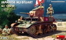 1/35 Japanese M3 Stuart with Crew 5 figure