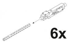 1/32 M2 Browning US aircraft machine gun (6 pcs.)