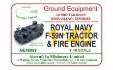1/48 Royal Navy F-59N deck tractor & fire engine