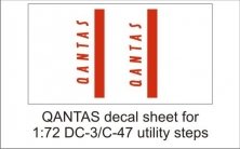 1/72 QANTAS decal sheet DC-3