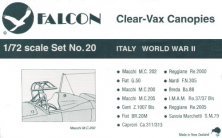 Falcon 1/72 Italian Fighters II - Verrières vac-form Falcon 1/72 Italian Fighters II - Verrières vac-form