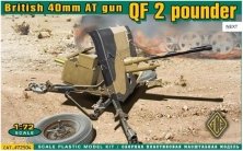 1/72 British 40mm AT gun QF 2 pounder