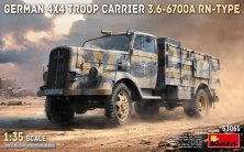 MiniArt 1/35 Porteur de Troupes 4x4 Allemand 3.6-6700A