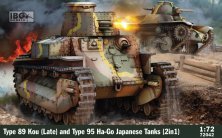 1/72 Type 89Kou and Type 95Ha-Go 2-in-1
