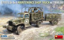 MiniArt G7117 1,5t 4x4 Camion Atelier avec Remorque 1/35 MiniArt G7117 1,5t 4x4 Camion Atelier avec Remorque 1/35