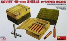 1/35 Soviet 45mm Shells w/ Ammo Boxes