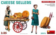 1/35 Cheese Sellers 2 figure & cart