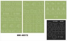 1/48 Junkers F-13 inside and outside mask for Miniart