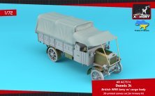 1/72 Canvas cover for the Dennis 3t Lorry British WWI