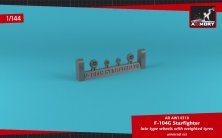 1/144 Lockheed F-104G Starfighter wheels