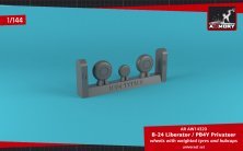 1/144 Consolidated B-24 Liberator / PB4Y Privateer wheels
