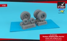 1/32 BAe Harrier GR.7/GR.9/ weighted tyres wheels