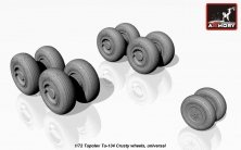 1/72 Tupolev Tu-134 wheels