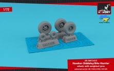 1/72 BAe Harrier GR.7GR.1/GR.3/FRS.1/AV-8A wheels weighted tyres