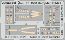 Eduard Ceintures de s�curit� acier Hampden B Mk.I 1/48 ICM