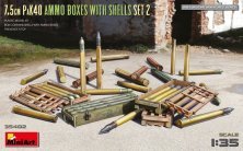 1/35 7.5cm PaK40 Ammo Boxes with Shells Set 2