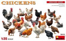 MiniArt Poulets 30 figurines 1/35