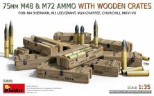 MiniArt 1/35 75mm M48 & M72 Munition Holzkisten