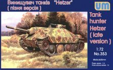 Unimodel Jagdpanzer 38t Hetzer Version tardive 1/72