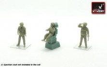 1:72  Soviet pilots (modern frontline aviation)  3 figures