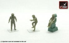 1:72  Soviet pilots (modern air defence aviation)  3 figures