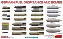 MiniArt German Fuel Drop Tanks and Bombs 1/48 MiniArt German Fuel Drop Tanks and Bombs 1/48
