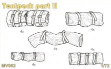 Planet 1/72 Tentpack Part II 19 pi�ces d�taill�es
