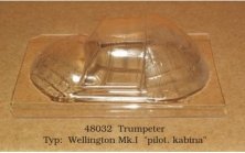 1/48 Vacu Canopy Wellington Mk.I cockpit (TRUMP)