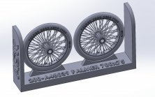 1/48 Palmer 700 x 85 spoked wheels, Uk WWI